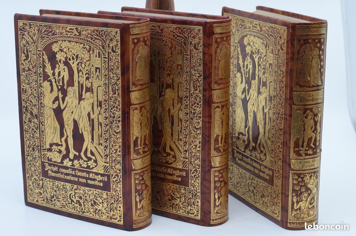 Dante – la divine comédie – 3 volumes jean de bonnot 1971 – botticelli (image 3)