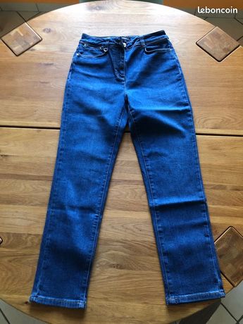 Pantalon Jean Bootcut Caroll Taille 36 - Bleu, Coupe Régulière, Neuf (aimant Présent) - Pour Femme