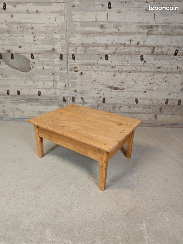 Table basse de ferme en sapin (image 3)
