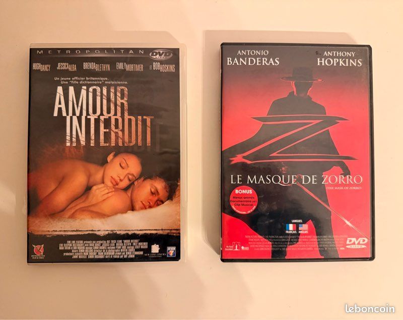 Lot 9 DVD Blu-ray films cultes Avatar Titanic Zorro (image 4)
