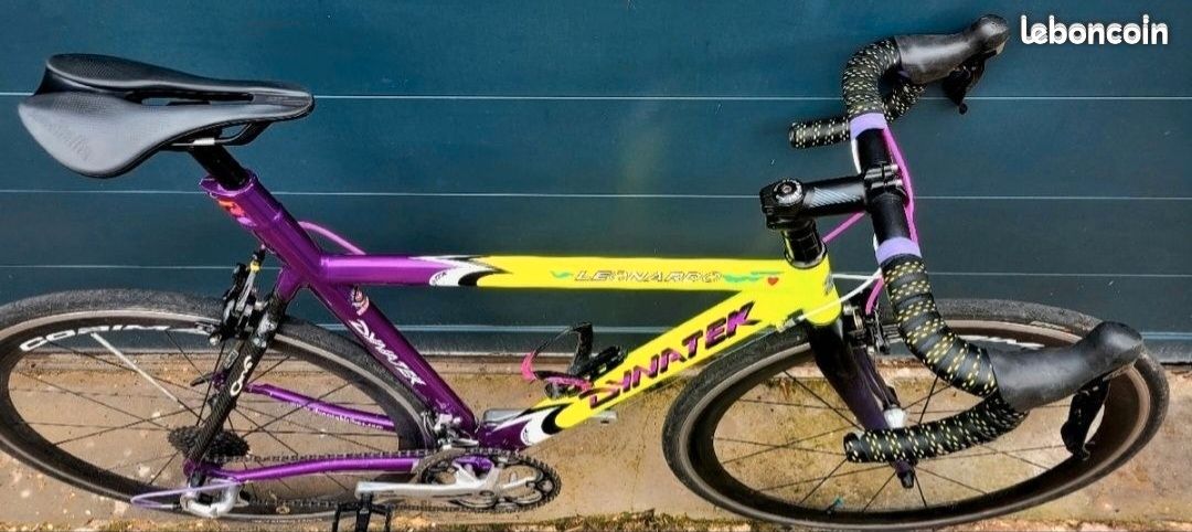 Velo route course CLM DYNATEK TRI TT CARBONE ALU Leonardo columbus italien (image 7)