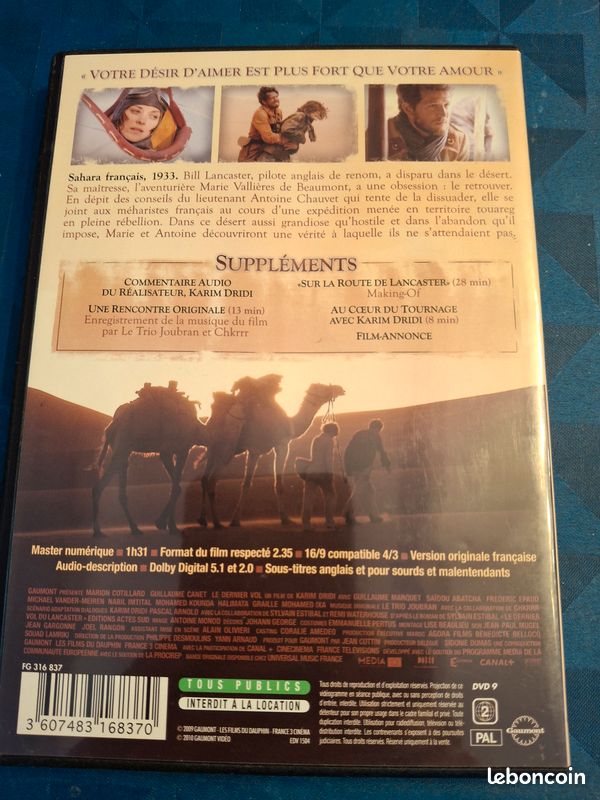 Dvd Le dernier vol (image 2)