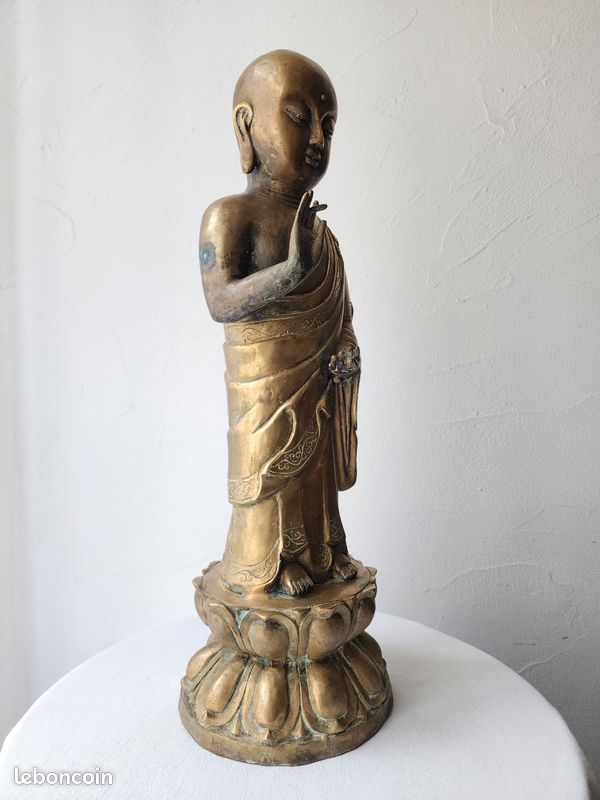 Bouddha népalais en bronze (image 4)