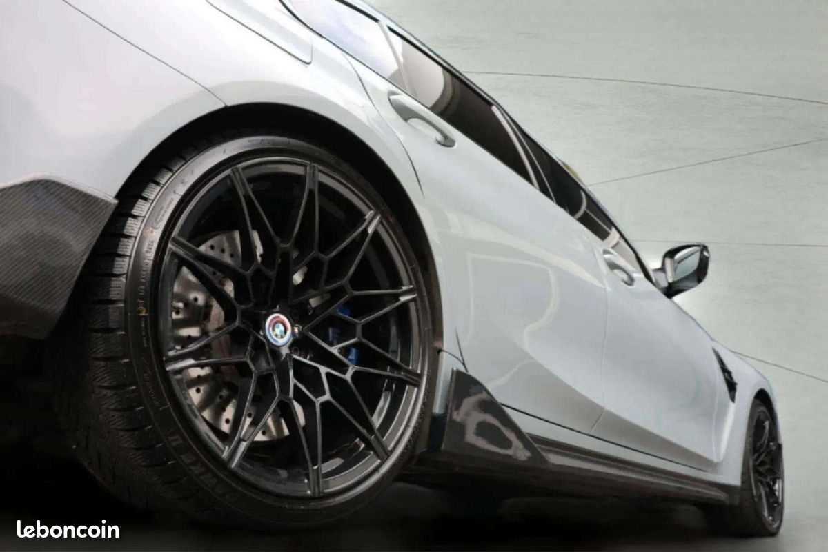 BMW M3 Competition 510 ch * Carbone Extérieur * Laserlight * Harman Kardon * HUD * Brooklyn Grey (image 8)