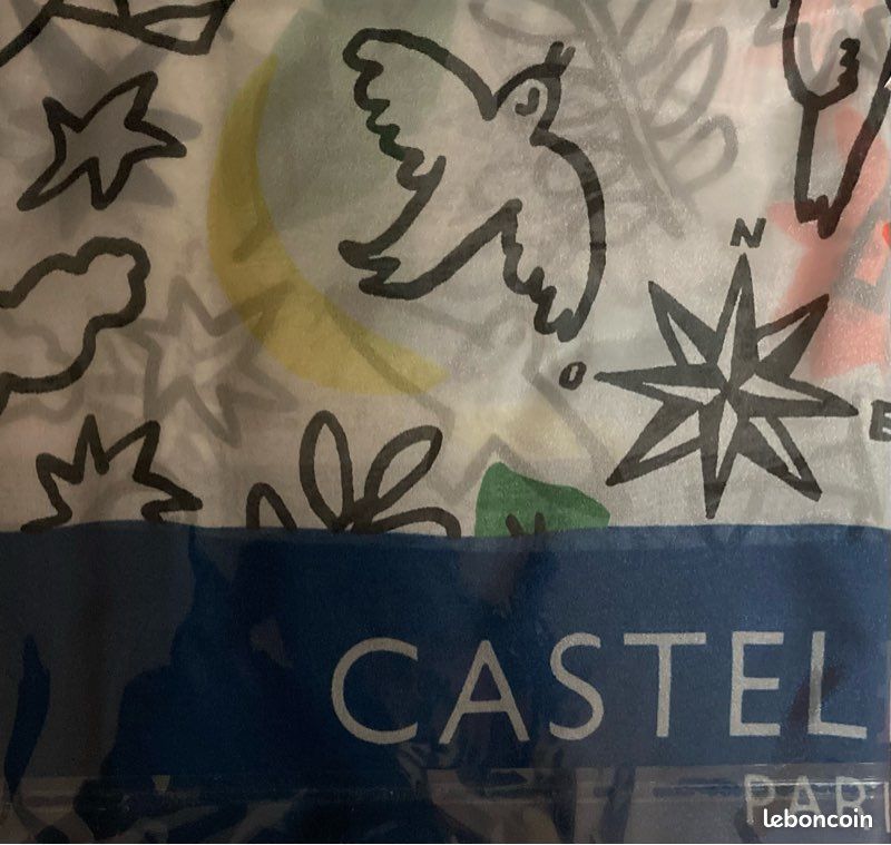 Foulard JC de Castelbajac coloré (image 3)