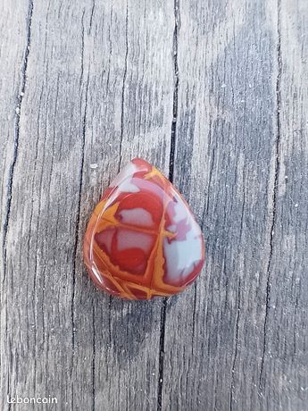 Cabochon Ovale En Jaspe Noreena Naturel – 40,70 Carats – Australie – Pour Création Bijoux