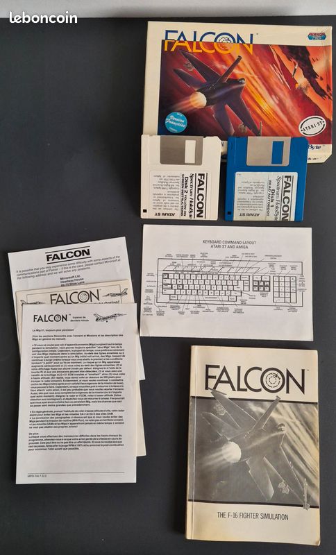 Jeu Atari ST - Falcon (occasion, Complet Et Fonctionnel)