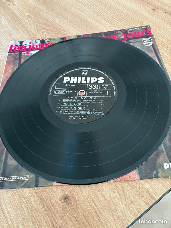 Vinyle 25 cm sheila (image 3)