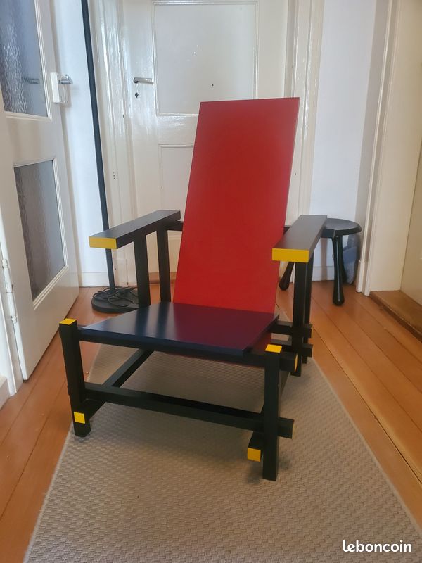 Fauteuil red &blue de Rietveld (image 1)