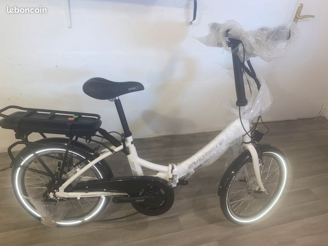 🚲 Vélo électrique pliant Minerva EvoBike – Neuf – Batterie 36V 10.4Ah (image 1)