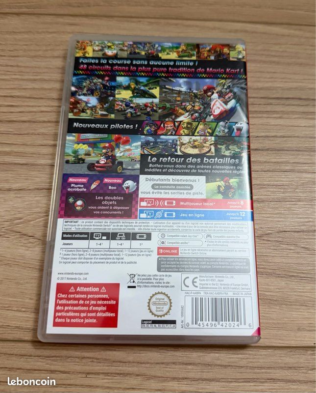 Mario Kart 8 Deluxe – Nintendo Switch – Très bon état (image 2)