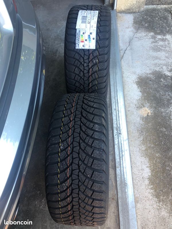 2 jantes AMG Mercedes Classe C W204 17" + pneus hiver neufs (image 2)
