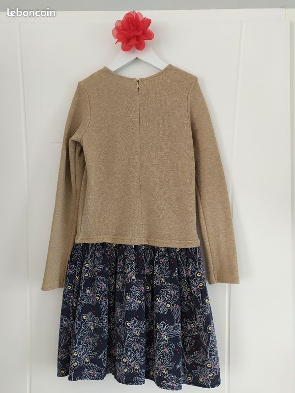 Robe manches longues 3 pommes 9/10 ans (image 4)
