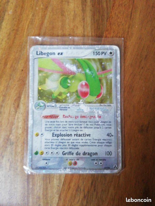 Carte Pokémon Libegon EX qui date de 2006 (image 1)