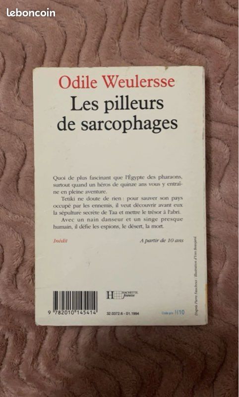 Livre Les pilleurs de sarcophages, Odile Weulersse (image 2)