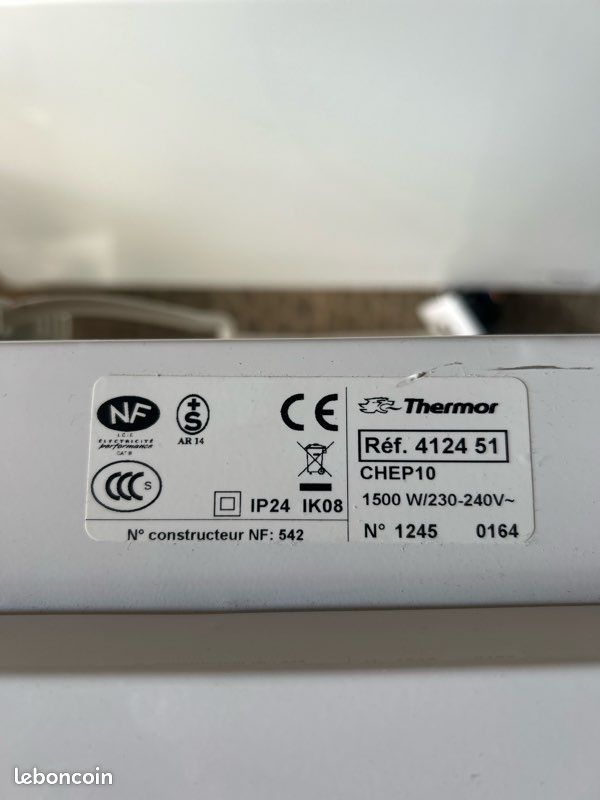 Convecteur électrique, Thermor (image 2)