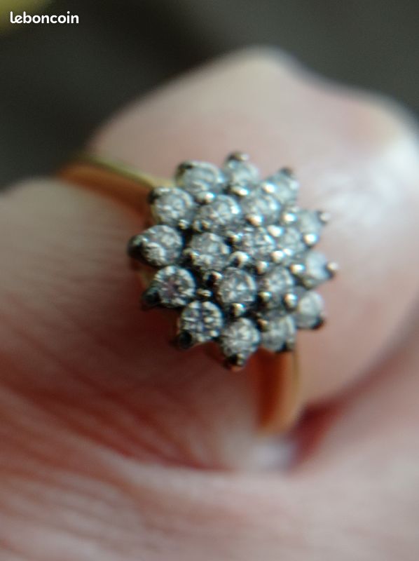 Bague choux plaqué or Montres Bijoux