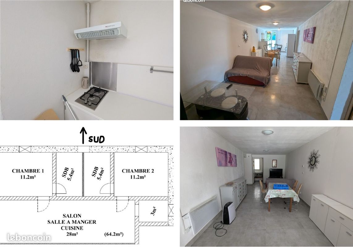 Appartement 5 pièces 63 m² · à Salon-de-Provence · 63 m² · 405 €/mois