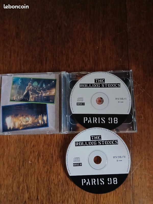 Rolling stones 2cd live, paris 98. 25/7/98 - CD - Musique