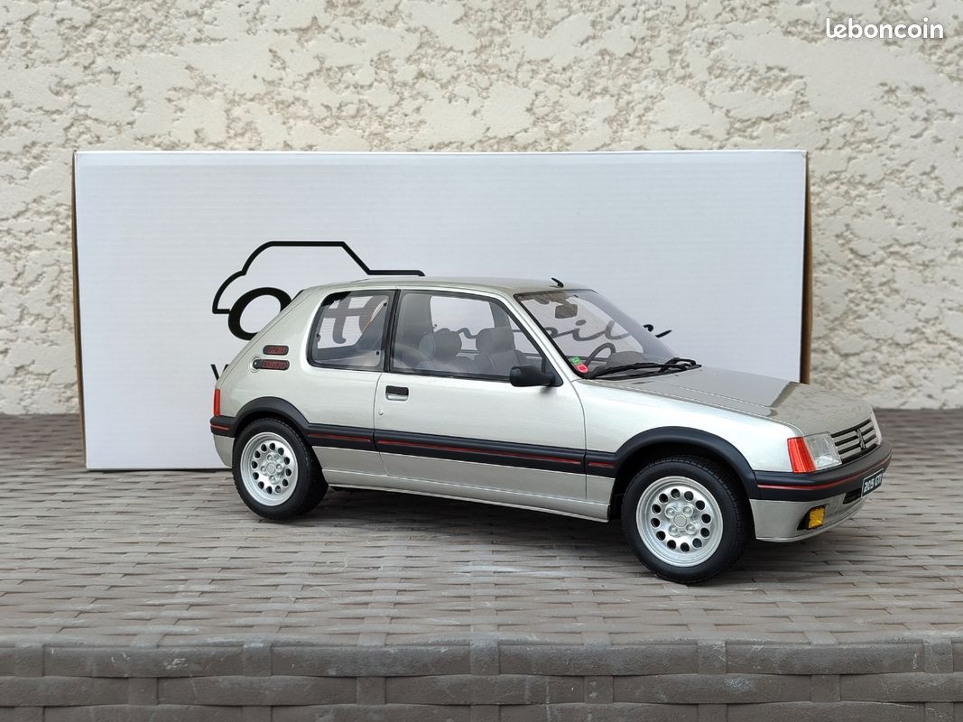 Peugeot 205 Ph.1 GTI 1.6 Futura Grey 1984 - OTTO G061 - 1/12 - Amazing