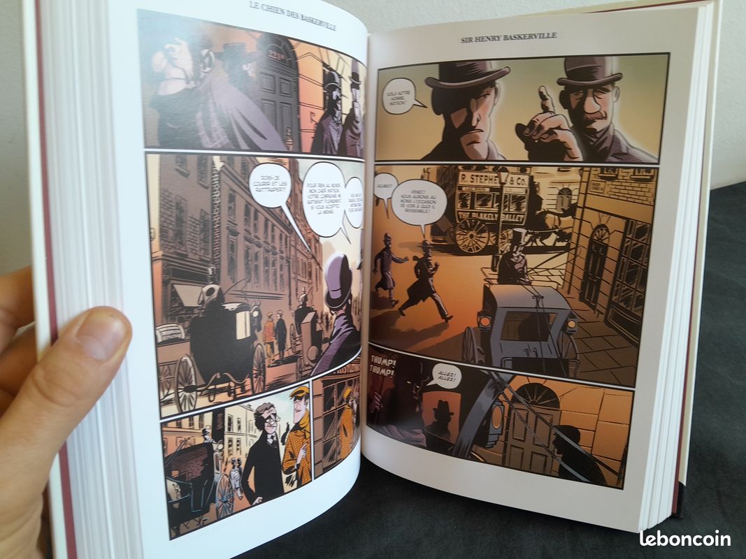 BD: "Les aventures illustrées de Sherlock Holmes" (Akileos EO 2015) (image 4)