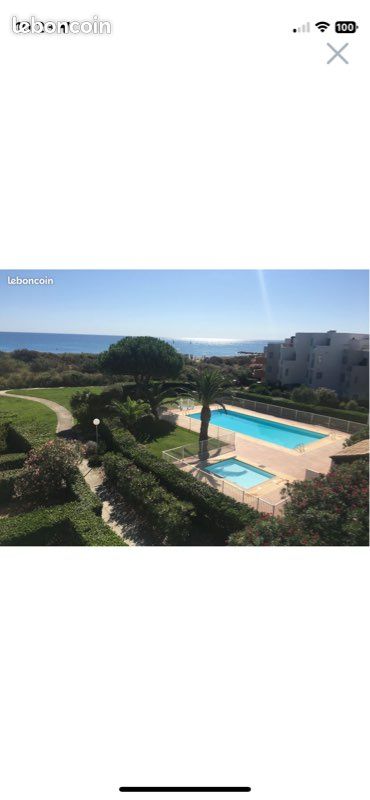 Bel appartement avec piscine, jardin et à 20m de la plage (image 6)