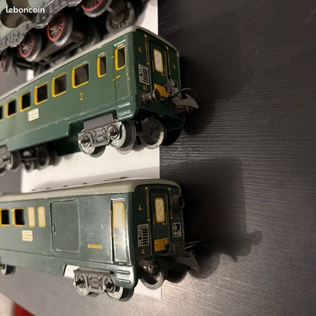 Locomotive Hornby BB 8051 Avec Wagons - Réseau O - Vintage 1950