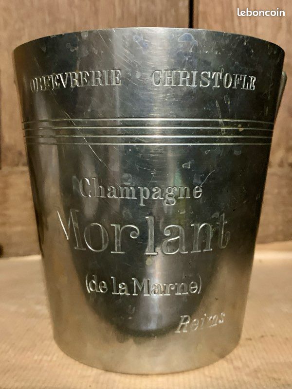 Seau à champagne cristal vintage