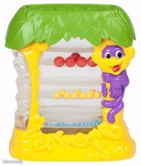 Jeu bébé à manipuler, type « bâton de pluie » Ouisti’billes de Playskool (image 1)