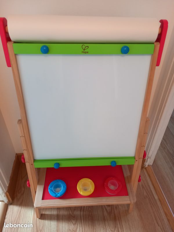 Tableau magnétique veleda + ardoise ajustable en bois (image 7)
