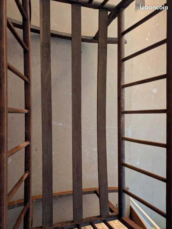 Berceau bois ancien à bascule (image 8)