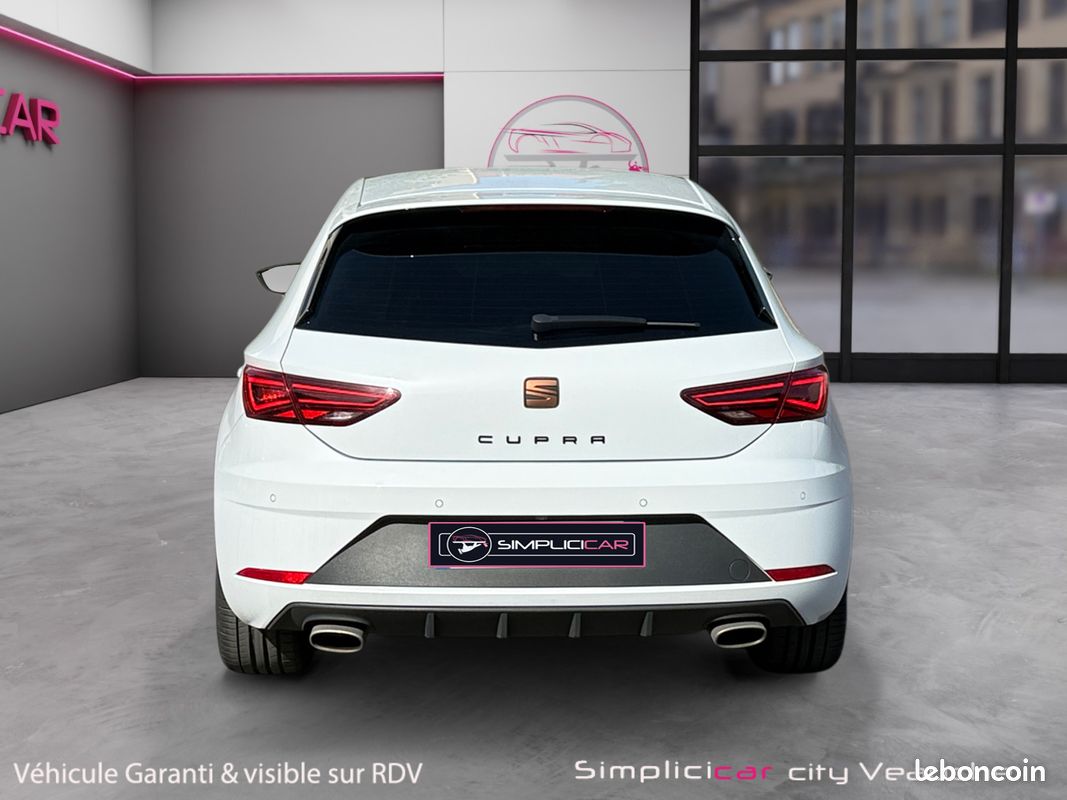 SEAT LEON 2.0 TSI 290 CUPRA CARBON EDITION DSG 290Ch Garantie 12 mois - Entretiens Seat - Toit Ouvrant - Sièges chauffant - Palette au volant - Caméra (image 7)
