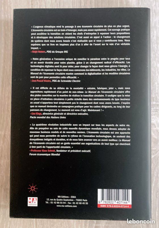 Livre - Le manuel de l'économie circulaire. Mettre en œuvre les avantages de l'économie circulaire (image 3)