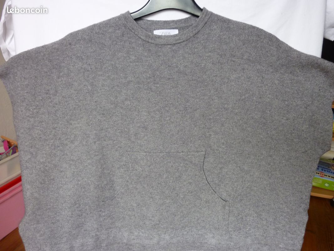 Pull à message gris fille OKAIDI : Comparateur, Avis, Prix