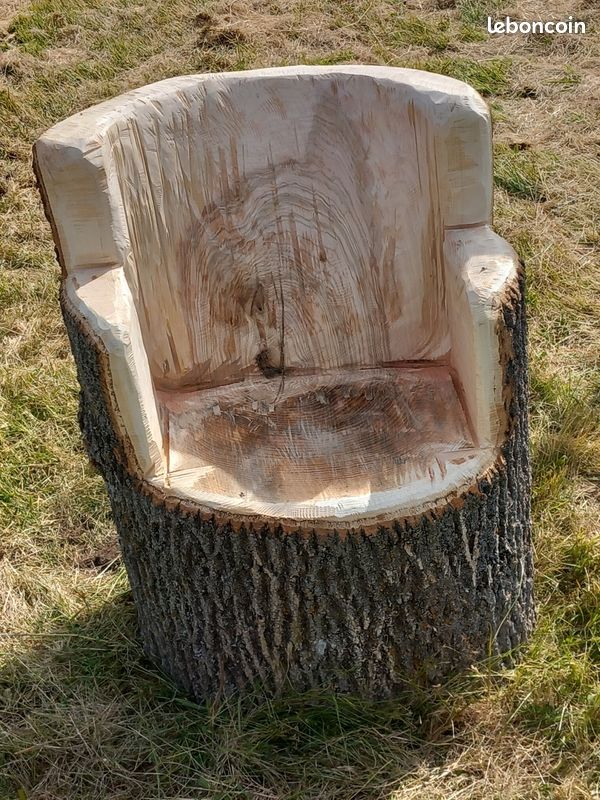 Fauteuil bous massif (image 1)