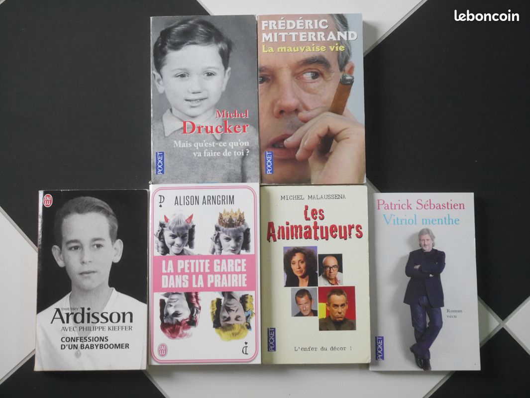 Lot 6 livres biographies, témoignages... (image 1)