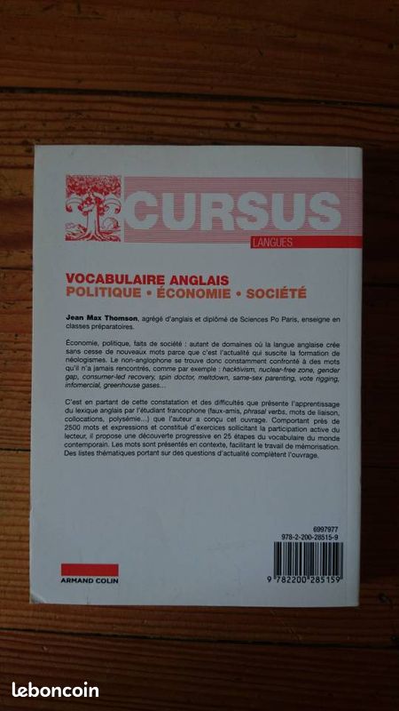 Vocabulaire anglais politique, économique, social (image 1)