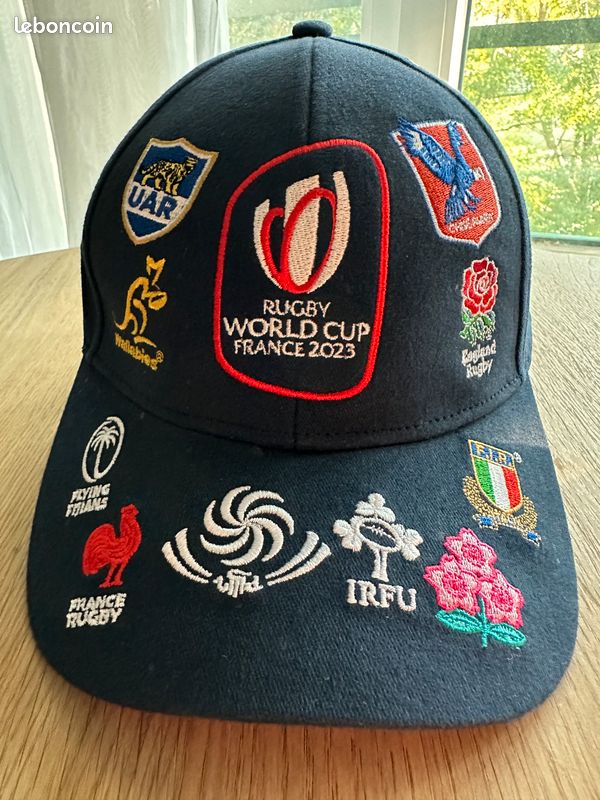 Rugby World Cup Casquette 20 Nations - RWC - Collection Officielle Coupe du Monde de Rugby 2023