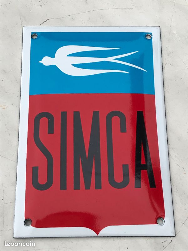 Plaque Métal Vintage Matra Simca Parking Privé - Enseigne Garage Déco - NEUVE