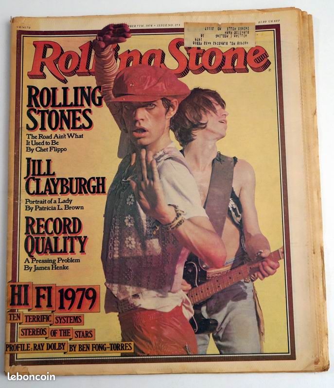 Magazine US ROLLING STONE 11/1978 Stones Tour (image 1)