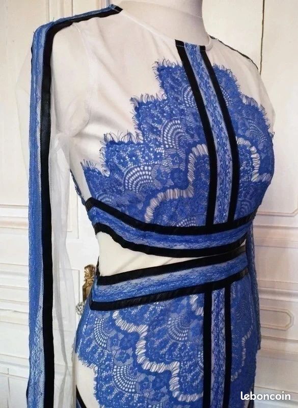 Robe Soirée Chic Sculpturale T XS/S (image 17)