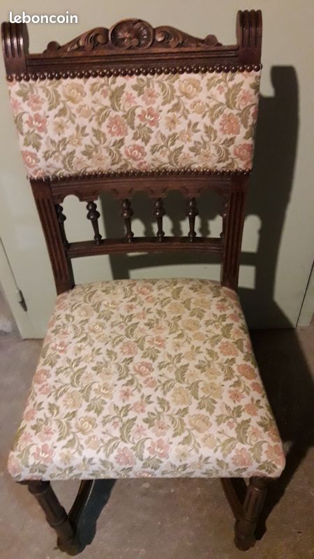 Lot de 6 chaises style renaissance (image 1)