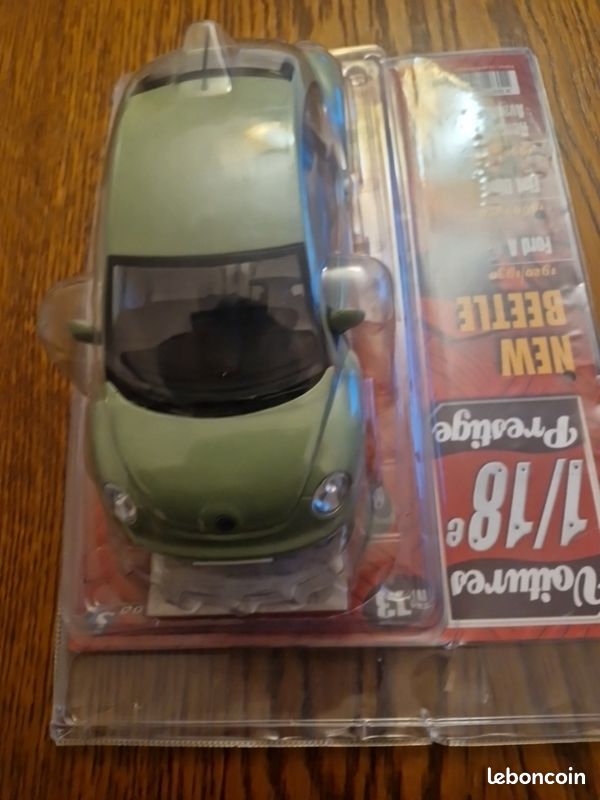 Solido New Beetle Verte 1/18 – Sous Blister – Neuf – Modèle Réduit Volkswagen Coccinelle