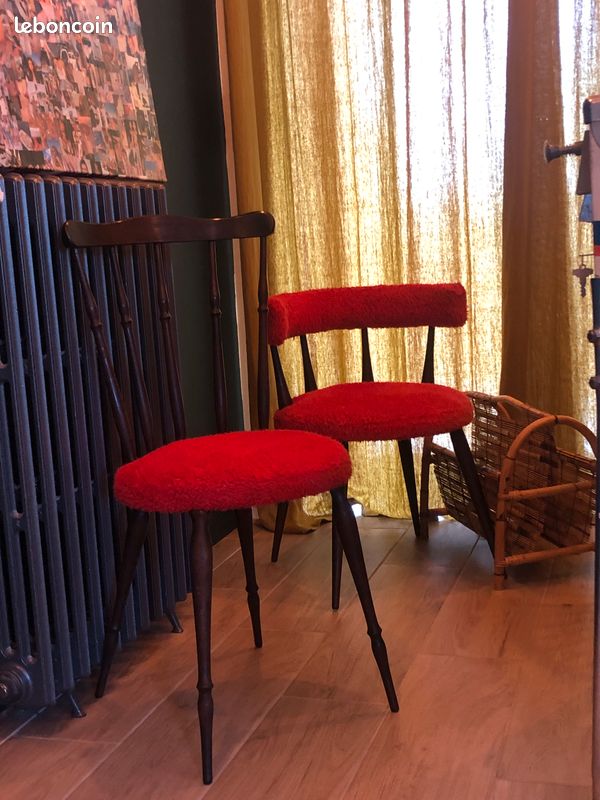 Lot de 2 chaises année 70 (image 3)