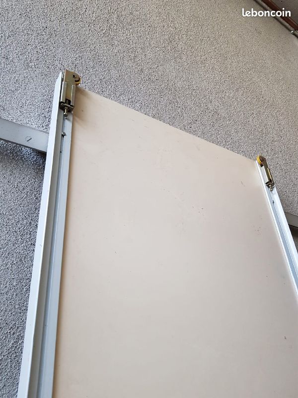 2 portes coulissantes blanche pour placard (image 3)