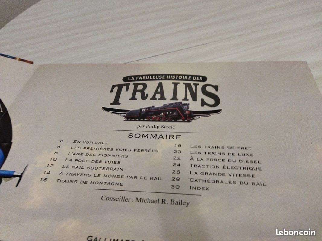 Vds livre : La fabuleuse histoire des Trains (image 2)