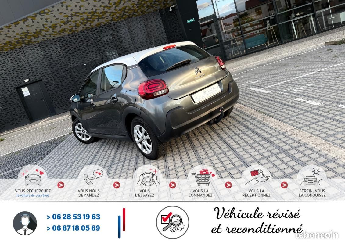 Citroën C3 1.2 i 82cv Feel 💳 x12 Vitres Crit'Air 1*Ct Kit Distribution Entretien Complet Ok*Véhic... (image 10)