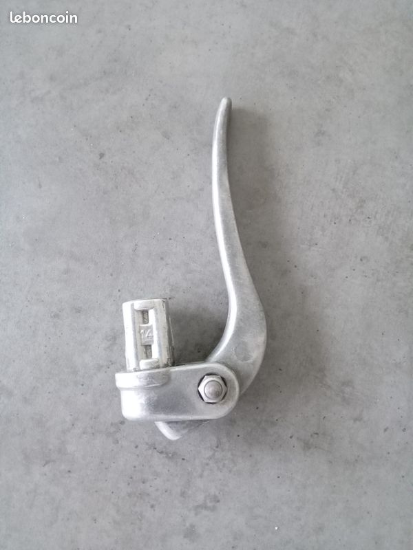 Levier De Frein Solex Vintage - Commande Collier Métal Chromé 100 Mm - Fabriqué En France