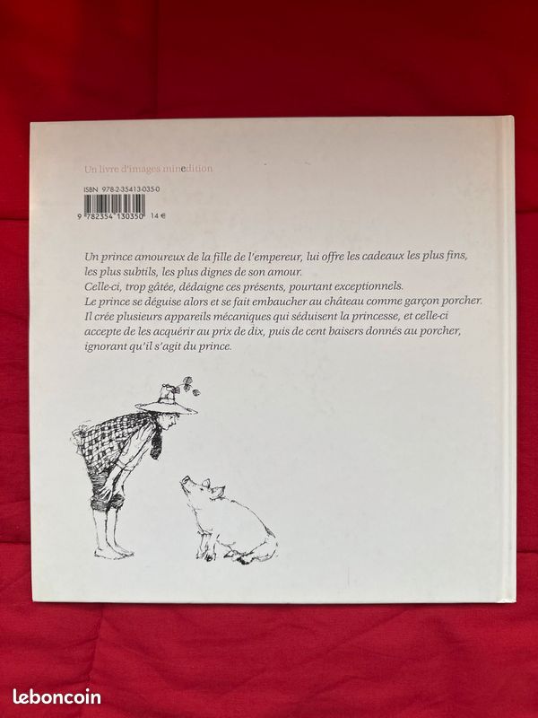 Livre : Le garçon porcher - Lisbeth Zwerger - Ed. Minedition (image 2)