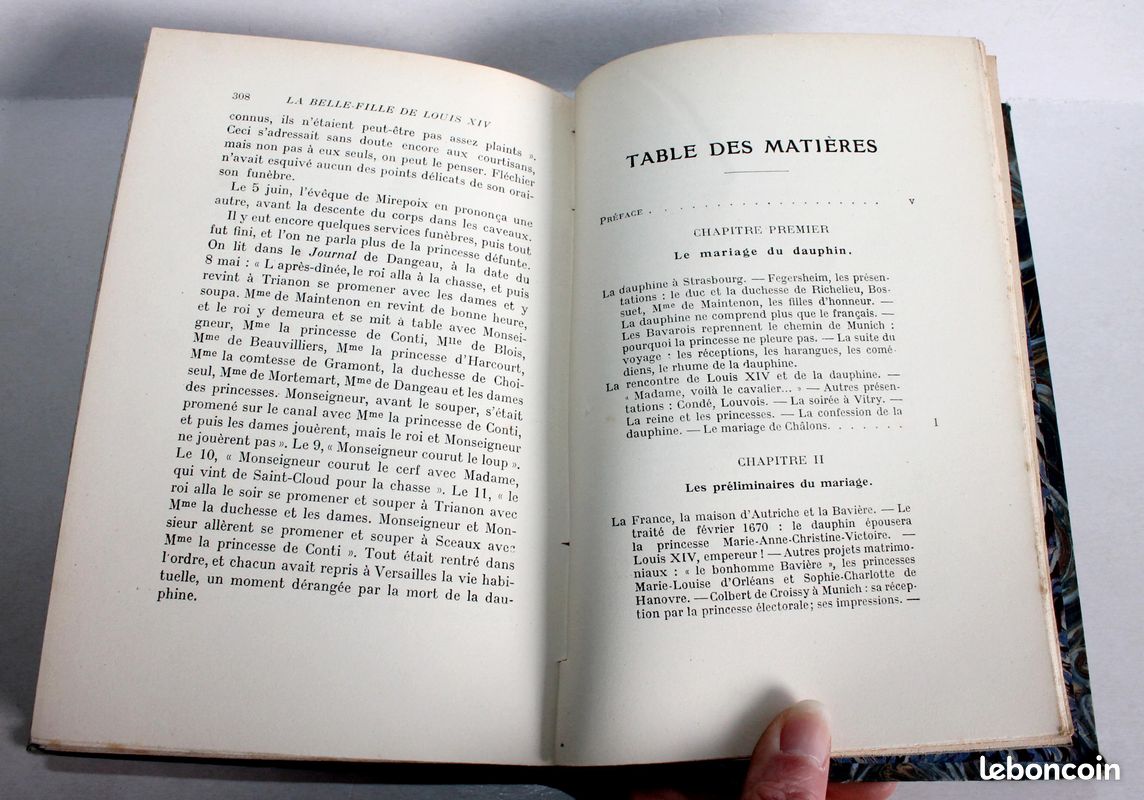 LA BELLE FILLE DE LOUIS XIV AVEC PORTRAIT de EMILE COLLAS 1919 EDITION ORIGINALE / ANCIEN LIVRE (image 3)